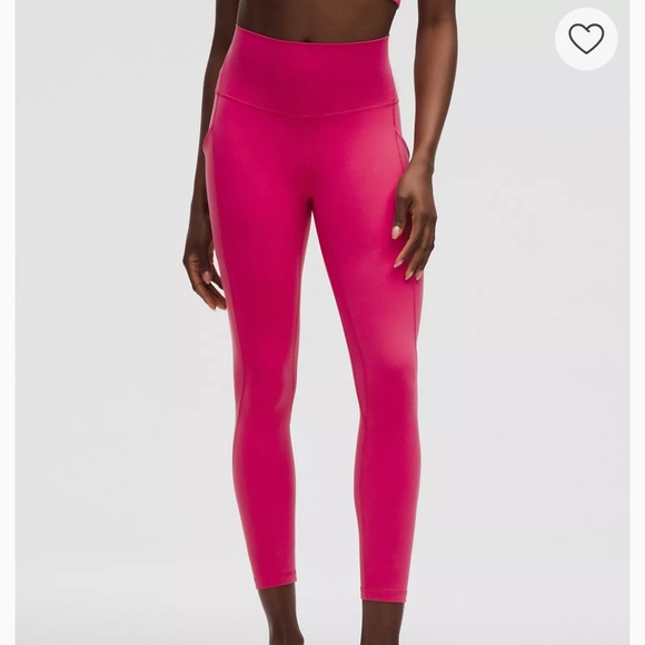 Lululemon Align High-Rise Pant 25” Pockets in Raspberry Coulis - Picture 6 of 10